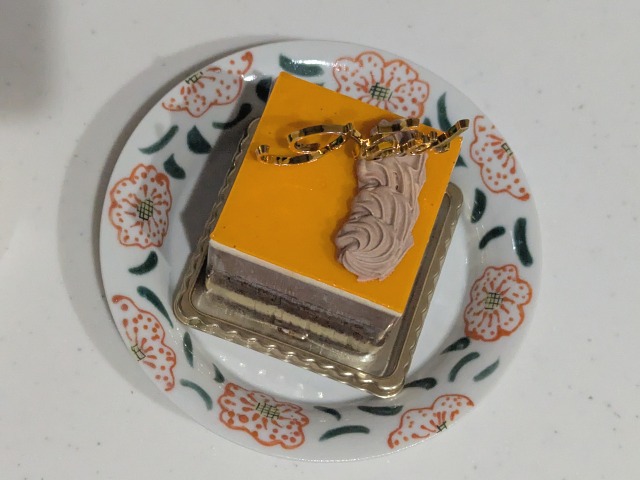 ショコラ オランジュ 上面(DALLOYAU)