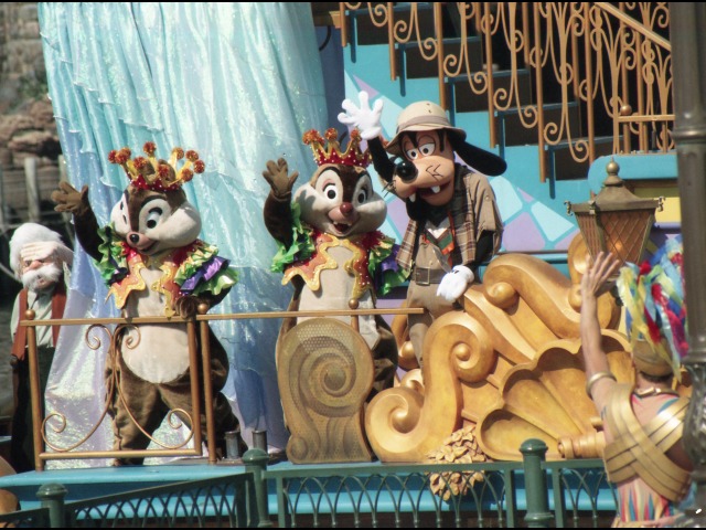 ゼペット、チップ、デール、グーフィー（ミニーのウィッシング・リング）