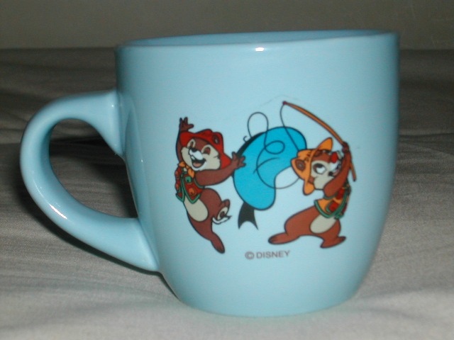 スーベニアカップ チップとデール（ドナルドのボートビルダー）