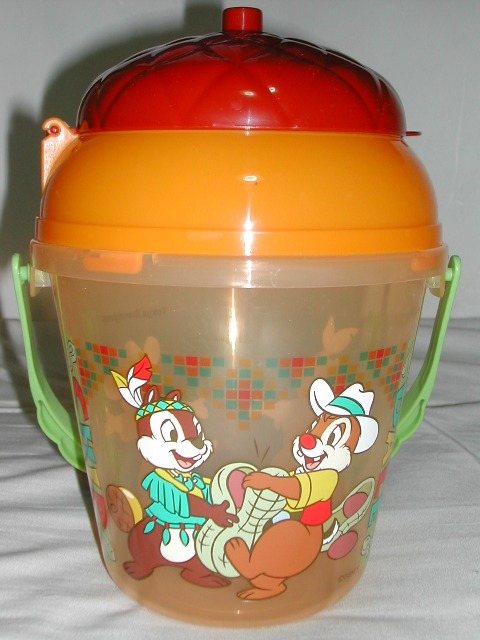 スーベニアポップコーンケース チップとデール（東京ディズニーランド20thアニバーサリー）