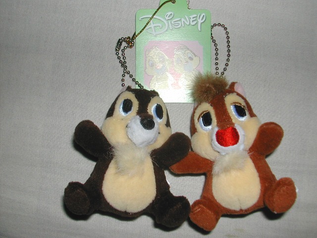 チップとデールのぬいぐるみ