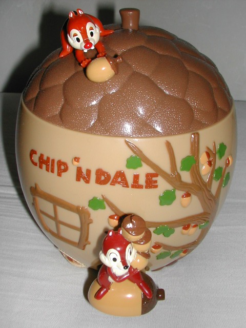 チップとデールのどんぐり小物入れ