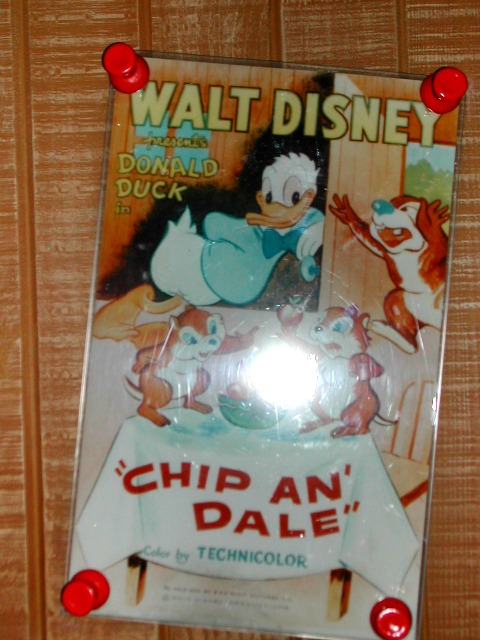 CHIP AN' DALEポスター(ミッキーの家とミート・ミッキー)