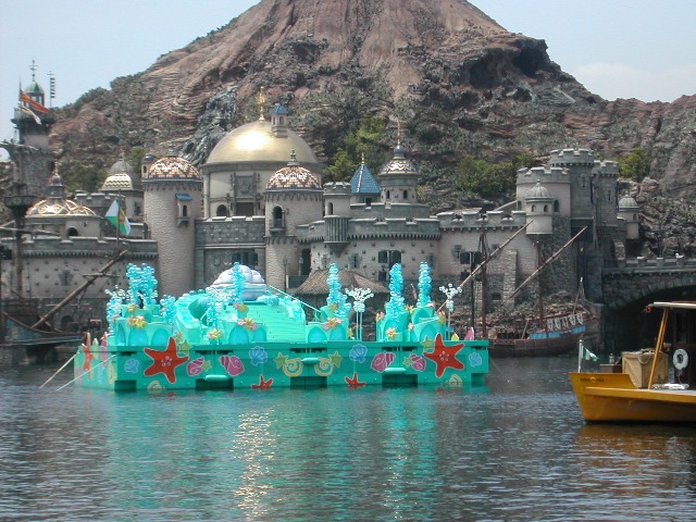 巨大貝のステージ(アリエルのシーサイドトレジャー)