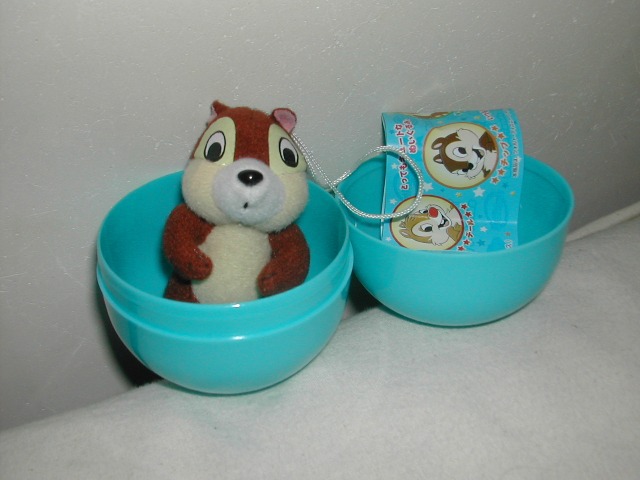 ガチャガチャのチップぬいぐるみ