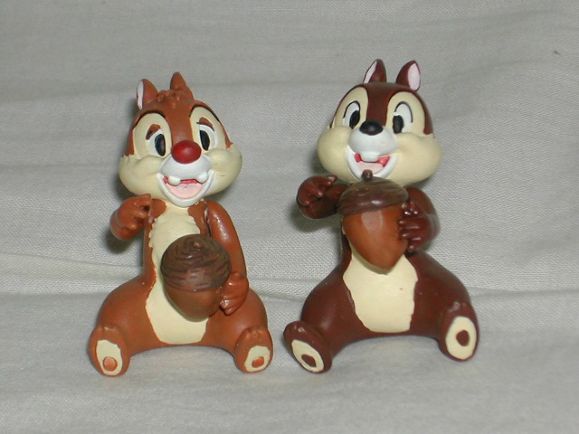 チップとデールのフィギュア