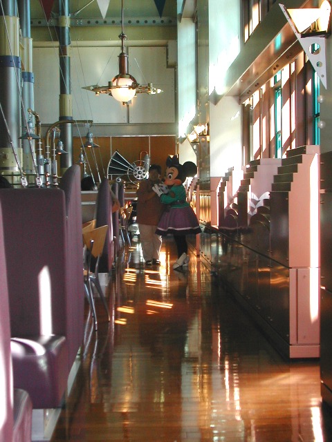 注文取りミニーマウス(ホライズンベイ・レストラン)