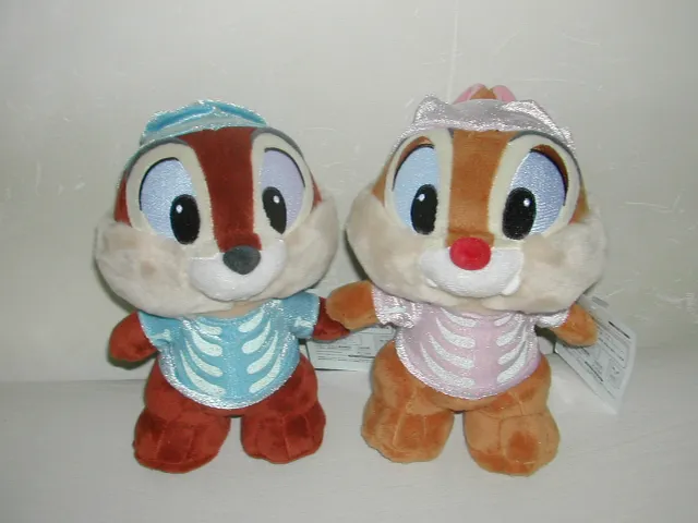 チップとデール スケルトンぬいぐるみ