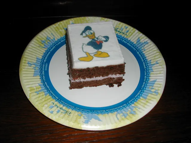 ドナルドのプリントケーキ（セイリングデイ・ブッフェ）