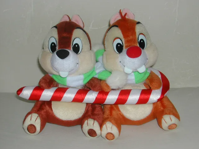 ぬいぐるみ チップとデール（クリスマス 2004）
