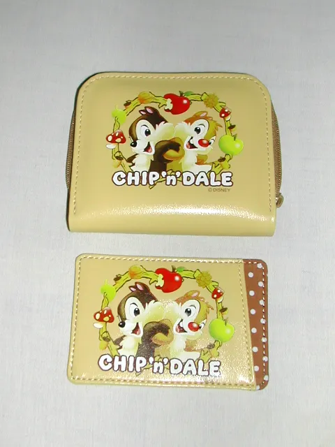 お財布とカード入れ チップとデール