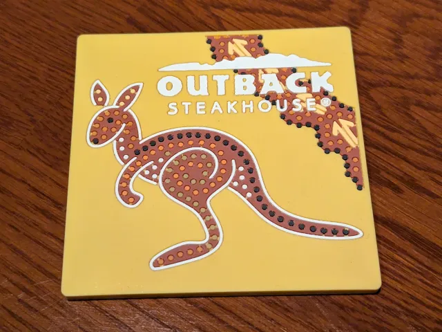 カンガルーのコースター（OUTBACK STEAKHOUSE）