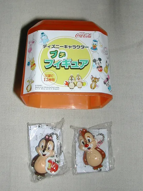 ディズニーキャラクター プチフィギュア チップとデール