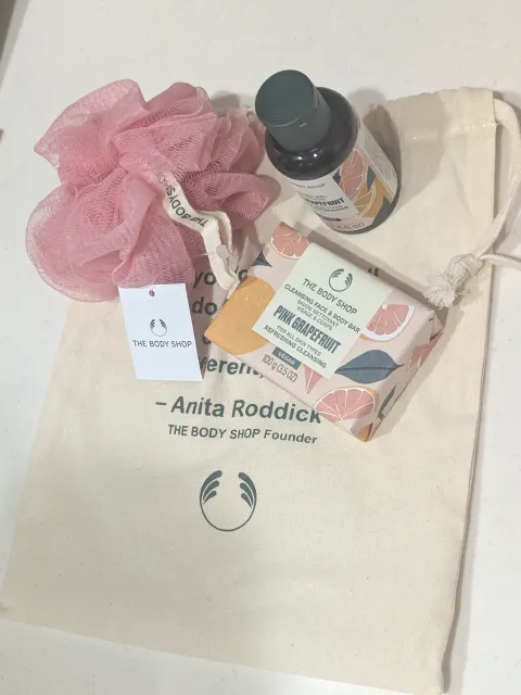 THE BODY SHOP賞 シャワージェル、ソープ、泡立てネットのセット（イクスピアリ春のおトクなデジタル抽選会）